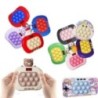 Pop Light Fidget Game Quick Push Bubble Game Jocuri portabile cu mâner portabil Jucării pentru băieți Fete Cadou pentru copii Ma