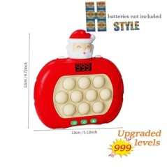 Pop Light Fidget Game Quick Push Bubble Game Jocuri portabile cu mâner portabil Jucării pentru băieți Fete Cadou pentru copii Ma
