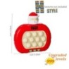 Pop Light Fidget Game Quick Push Bubble Game Jocuri portabile cu mâner portabil Jucării pentru băieți Fete Cadou pentru copii Ma