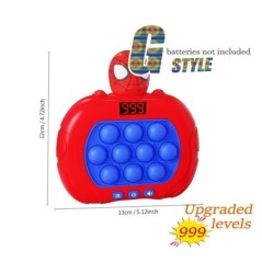 Pop Light Fidget Game Quick Push Bubble Game Jocuri portabile cu mâner portabil Jucării pentru băieți Fete Cadou pentru copii Ma