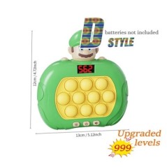 Pop Light Fidget Game Quick Push Bubble Game Jocuri portabile cu mâner portabil Jucării pentru băieți Fete Cadou pentru copii Ma
