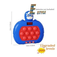 Pop Light Fidget Game Quick Push Bubble Game Jocuri portabile cu mâner portabil Jucării pentru băieți Fete Cadou pentru copii Ma