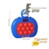Pop Light Fidget Game Quick Push Bubble Game Jocuri portabile cu mâner portabil Jucării pentru băieți Fete Cadou pentru copii Ma