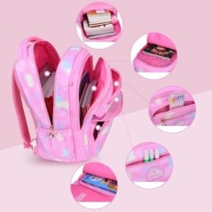 Copii Fata Rucsac Scoala Roz Pentru Copil Copil Adolescent Rucsac Primar Kawaii Dragut Impermeabil