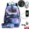 Rucsac FORTNITE cu imprimare, 17 inchi, ghiozdan pentru copii, genți de școală, băieți, pentru adolescenți, rucsac cu desene ani