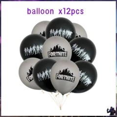 Joc de împușcături Fortnition Decor pentru petrecerea de aniversare Farfurie Cupă Cartoon Alpaca Llama Folie Globo Baby Shower R