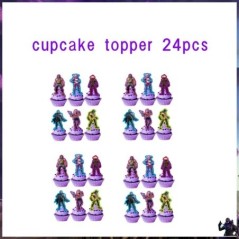 Joc de împușcături Fortnition Decor pentru petrecerea de aniversare Farfurie Cupă Cartoon Alpaca Llama Folie Globo Baby Shower R