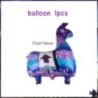 Joc de împușcături Fortnition Decor pentru petrecerea de aniversare Farfurie Cupă Cartoon Alpaca Llama Folie Globo Baby Shower R