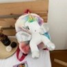 Rucsac cu unicorn cu blană de iarnă pentru copii mici, cu desene animate, rucsac pentru copii, grădiniță, geantă de umeri