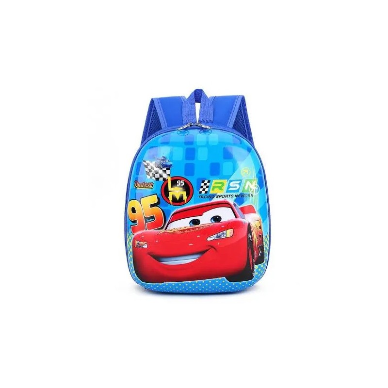 Desene animat Disney pentru grădiniță Geantă de călătorie 3D impermeabilă 95 mașină băieți 2-5 ani rucsac copii