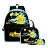 MINISO Set de 3 bucăți Rucsac Pokémon Pikachu pentru elevi de școală primară și gimnaziu ghiozdan băieți fete anime desene anima
