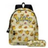 MINISO Set de 3 bucăți Rucsac Pokémon Pikachu pentru elevi de școală primară și gimnaziu ghiozdan băieți fete anime desene anima