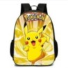 MINISO Set de 3 bucăți Rucsac Pokémon Pikachu pentru elevi de școală primară și gimnaziu ghiozdan băieți fete anime desene anima