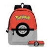 MINISO Set de 3 bucăți Rucsac Pokémon Pikachu pentru elevi de școală primară și gimnaziu ghiozdan băieți fete anime desene anima