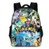 MINISO Set de 3 bucăți Rucsac Pokémon Pikachu pentru elevi de școală primară și gimnaziu ghiozdan băieți fete anime desene anima