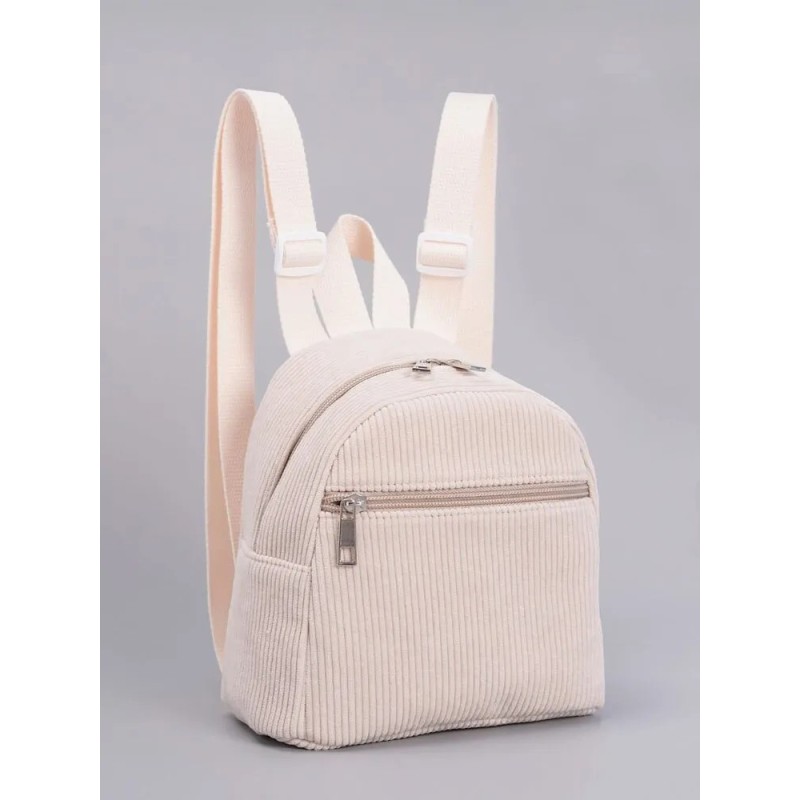 Rucsac clasic pentru copii, minimalist, din velur Rucsac clasic pentru copii, minimalist, din velur