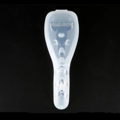 Noua carcasă pentru aparat de ras de călătorie Cutie de ras Suport pentru lame Suport pentru valiză din plastic Imbarcare pentru