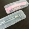 Cutie de depozitare pentru bărbierit, elegantă și durabilă, pentru aparatele de ras pentru bărbați, ușor de transportat și păstr