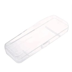 Cutie de depozitare pentru bărbierit pentru bărbați Suport pentru lame de ras din plastic transparent Cutie de ras portabil de c