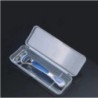 Cutie de depozitare pentru bărbierit pentru bărbați Suport pentru lame de ras din plastic transparent Cutie de ras portabil de c