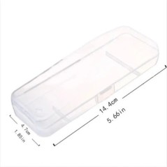 Cutie de depozitare pentru bărbierit pentru bărbați Suport pentru lame de ras din plastic transparent Cutie de ras portabil de c
