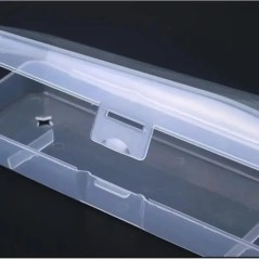 Cutie de depozitare pentru bărbierit pentru bărbați Suport pentru lame de ras din plastic transparent Cutie de ras portabil de c
