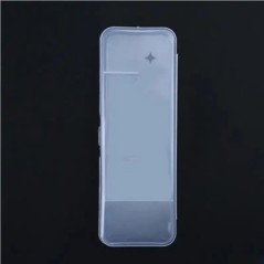 Cutie de depozitare pentru bărbierit pentru bărbați Suport pentru lame de ras din plastic transparent Cutie de ras portabil de c