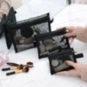 Geantă cosmetică din plasă pentru femei, pentru depozitare de călătorie, organizator de geanți de machiaj, husă portabilă, mică,