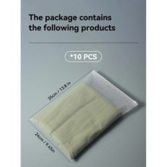 WORTHBUY 10 buc/set Geanta organizatoare portabila de depozitare pentru lenjerie de corp haine pantofi, geanta de depozitare din