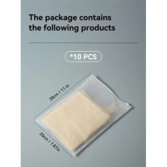 WORTHBUY 10 buc/set Geanta organizatoare portabila de depozitare pentru lenjerie de corp haine pantofi, geanta de depozitare din