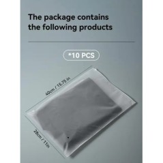 WORTHBUY 10 buc/set Geanta organizatoare portabila de depozitare pentru lenjerie de corp haine pantofi, geanta de depozitare din