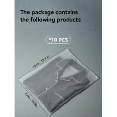 WORTHBUY 10 buc/set Geanta organizatoare portabila de depozitare pentru lenjerie de corp haine pantofi, geanta de depozitare din