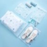10 bucăți Geantă de depozitare de călătorie pentru haine Geantă de toaletă impermeabilă Organizator portabil pentru lenjerie de 