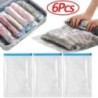 6 bucăți saci de compresie de călătorie roll-up pentru haine Bagaje Economisitor de spațiu Valize 35X50Cm Sac de vid convenabil