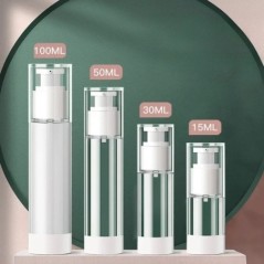 15ml 30ml 50ml Flacon cu pompă pentru cremă cosmetică fără aer Dispenser de călătorie Container de machiaj pentru loțiune cu gel