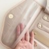 Carcasă pliabilă pentru bijuterii, rulou organizator de bijuterii de călătorie portabil pentru călătorie, cercei, inele, coliere