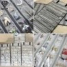 Geantă pentru bijuterii, cu fermoar din catifea, pentru bijuterii, inel, cercei, organizator, geantă de depozitare, vitrine port