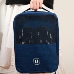 Geantă de pantofi cu 3 straturi, cutie de depozitare de călătorie, organizator, genți de mână pentru bărbați, bagaje, valize, ge