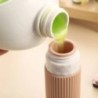 Accesorii pentru sticle de călătorie din silicon. Recipiente portabile, fără BPA, care se stoarce, cu o geantă de toaletă transp