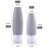 60/90 ml Sticlă de călătorie din silicon portabilă Recipient de lichid Ambalaj gol reîncărcat Puncte de loțiune Recipient pentru