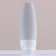 60/90 ml Sticlă de călătorie din silicon portabilă Recipient de lichid Ambalaj gol reîncărcat Puncte de loțiune Recipient pentru