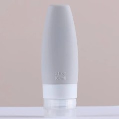 60/90 ml Sticlă de călătorie din silicon portabilă Recipient de lichid Ambalaj gol reîncărcat Puncte de loțiune Recipient pentru