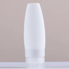 60/90 ml Sticlă de călătorie din silicon portabilă Recipient de lichid Ambalaj gol reîncărcat Puncte de loțiune Recipient pentru
