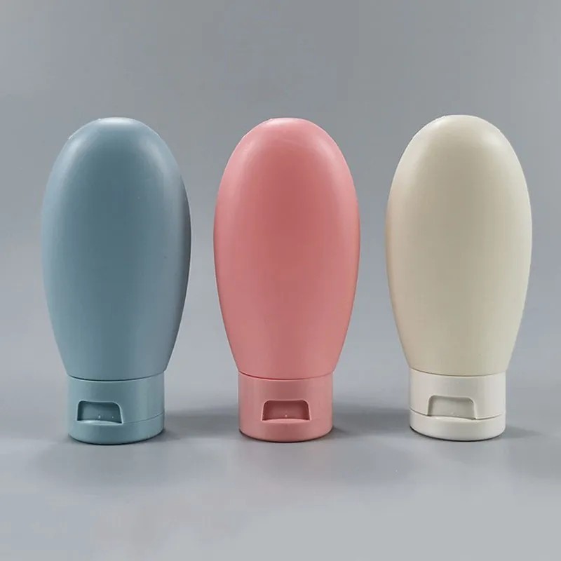 3 bucăți/set sticle reîncărcabile 60 ml 100 ml recipient moale pentru loțiune din silicon Tub de stoarcere sticla goală sticla p 3 bucăți/set sticle reîncărcabile 60 ml 100 ml recipient moale pentru loțiune din silicon Tub de stoarcere sticla goală sticla p