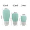 30/60/90 ml Sticla portabilă reîncărcabilă de călătorie, din silicon, articole de toaletă esențiale, pentru șampon, cremă hidrat
