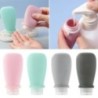 Sticlă portabilă de călătorie din silicon pentru depozitare cosmetice Sticlă reîncărcabilă de loțiune Recipient de șampon rezist
