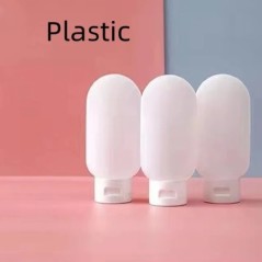 Sticlă portabilă de călătorie din silicon pentru depozitare cosmetice Sticlă reîncărcabilă de loțiune Recipient de șampon rezist