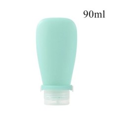 Sticlă portabilă de călătorie din silicon pentru depozitare cosmetice Sticlă reîncărcabilă de loțiune Recipient de șampon rezist