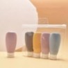 4 bucăți 60 ml loțiune cosmetică flacon reîncărcat tub flacon strângere sticle flip-top șampon și gel de spălat corporal pentru 