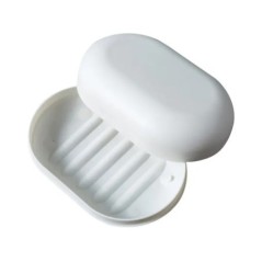 Cutie de săpun de duș de baie din plastic, cu capace, portabilă de călătorie, tavă mică pentru săpun, farfurie, suport pentru de